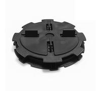 Lot de 50 plots réglables 10 à 15 mm dalle et carrelage Noir, Unités - 50 pièces