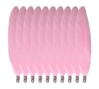 Lot de 50 plumes colorées naturelles en plumes d'oie pour bricolage, pendentifs, boucles d'oreilles, chapeaux, masques, attrape-rêves, fête, carnaval, Halloween, accessoires de bricolage, décoration