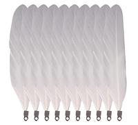 Lot de 50 plumes colorées naturelles en plumes d'oie pour bricolage, pendentifs, boucles d'oreilles, chapeaux, masques, attrape-rêves, fête, carnaval, Halloween, accessoires de bricolage, décoration