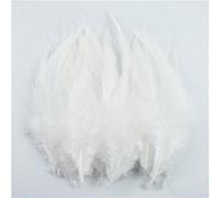 Lot De 50 Plumes De Faisan Blanc Pour La Décoration De Bijoux Diy, Les Accessoires D'aiguilles Et D'artisanat, La Décoration De L'attrape-rêves Et Les Plumes 50 piècesPlume de poule