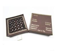 Lot de 50 pointes de queue de billard de rechange en cuir de vachette robuste traité au diamant pour joueurs de billard et snooker Rouge 11 mm