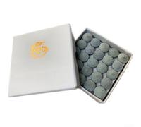 Lot de 50 pointes de queue de billard en cuir de vachette, accessoires de billard, durabilité améliorée, contrôle constant des tirs, pour joueurs (9 MM1)