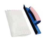 Lot de 50 ponceuses manuelles légères manuelles | Ponceuse manuelle autocollante pour projets de menuiserie, travaux manuels à la maison, préparation de murs,
