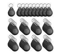 Lot de 50 porte-clés de proximité RFID inscriptibles 125 kHz pour carte d'identité de proximité, jetons inscriptibles, cartes d'identification de proximité, étiquettes pour contrôle d'accès de porte