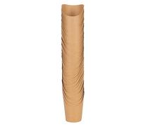 Lot de 50 porte-frites, popcorn, gobelets apéritifs, ouverture oblique, papier kraft imperméable et résistant à l'huile, pour plats à emporter, fêtes, pique-niques en famille,