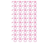 Lot de 50 pots à pigments pour microblading, contenants d'encre de tatouage réutilisables avec couvercle hermétique pour maquillage semi-permanent, sourcils, eye-liner, lèvres, (Blanc) (Rose)