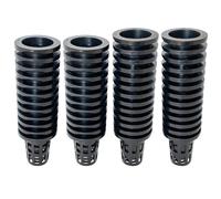 Lot de 50 pots de jardin ronds en plastique fentes en maille filet robuste pour la maison, la p pini re, l'hydraulique