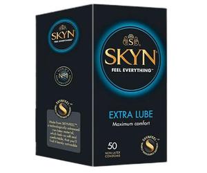 Lot de 50 préservatifs SKYN® extra lubrifiés sans latex