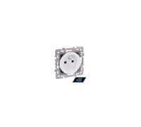 Lot de 50 prises 2P+T blanches Square (60269)