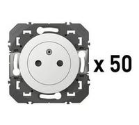 Prise de courant 2P+T surface DOOXIE 16A - blanc - Lot de 50