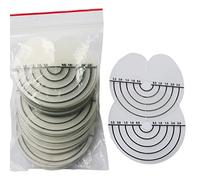 Lot de 50 protections contre la chaleur à trou unique pour protéger les extensions de cheveux