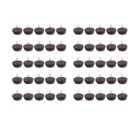 Lot de 50 protections de sol en bois antidérapantes pour table de chaise à ongles meubles pieds pieds pieds clous glissants sur feutre haute performance clou sur meubles patins coulissants chaise