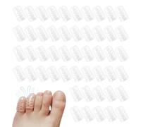 Lot de 50 protections d'orteils en silicone - Protection des orteils - Petit orteil - Grand orteil - Protection des orteils en silicone