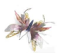 Lot de 50 puzzles papillon en métal, steampunk mécanique 3D, QianYuLe kit de modélisme, ornements d'artisanat pour adultes, cadeaux pour garçons et filles