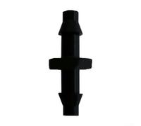 Lot de 50 raccords d'irrigation barbelés de 4 mm pour systèmes d'égouttement à basse pression - Connecteurs d'arrosage de jardin en polypropylène pour tubes capillaires (raccord droit de 2,1 cm)
