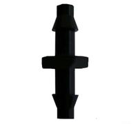 Lot de 50 raccords d'irrigation goutte à goutte de 4 mm - Connecteurs barbelés en plastique pour systèmes d'arrosage de jardin, comprend un T et des raccords droits, adaptés pour le paysage domestique