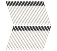 Lot de 50 recharges de stylo à bille standard pour recharge métallique à action torsadée pour stylo multifonction en métal