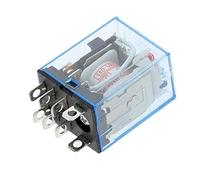 Lot de 50 relais électromagnétiques électroniques à usage général LY2NJ HH62P, lampe LED 10 A, bobine 8 broches DPDT, DC 12 V, 24, AC 110, 220(DC 24V)