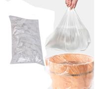 Lot de 50 revêtements de pédicure universels jetables pour bain de pieds - Grand revêtement de bain de pieds pour bassins de spa pour pieds, hôtel, utilisation à la maison, convient à tous les spas de