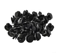 Lot de 50 rivets à pousser pour fixation de panneaux de garniture sur voitures, camions, bus, trains et avions avec trou de 10 mm compatible