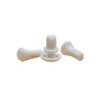 Lot de 50 rivets à pression en nylon blanc et noir de type R, 2 mm, 2,6 mm, 3 mm, 3,5 mm, 4 mm, 5 mm, 6 mm, tube d'expansion for carte PC(White,3.5MM_M5 5MM)
