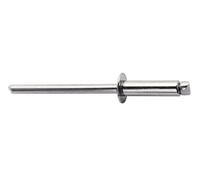 Lot de 50 rivets acier inoxydable Diam.4.8 x H.25 mm avec forêt G