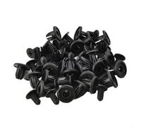 Lot de 50 rivets pour panneau de garniture de portière de voiture, fixations de trou de 10 mm pour jupes latérales et pare-chocs, accessoires automobiles essentiels