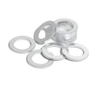 Lot de 50 rondelles de vidange d'huile en aluminium antidérapantes, 12 x 20 x 1,5 mm