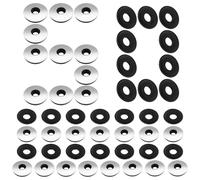 Lot de 50 Rondelles d'étanchéité EPDM M6,3x16x2mm Rondelle en Acier Neoprene pour Vis Autoperceuses Cache Vis Toiture (M6.3x16-50PCS)