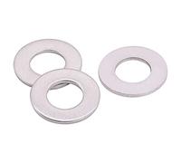 Lot de 50 rondelles plates en acier inoxydable 304 18/8, type étroit, ASME/ANSI B18.22.1 (SAE)