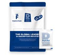 Lot de 50 sachets de gel de silice déshydratant Dry & Dry 5 g - Papier rechargeable, blanc, 200 Pack