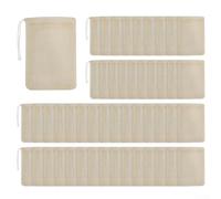 Lot de 50 sachets de thé en coton naturel au design pratique, solution écologique pour vos besoins d'infusion