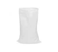 Lot de 50 sacs à gravats réutilisables en polypropylène haute qualité - 55 Kg - Blanc -