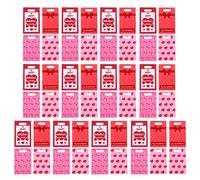 Lot de 50 sacs cadeaux de Saint-Valentin avec joli imprimé pour sacs à main pour bonbons, biscuits, chocolats et collations, sacs à bonbons
