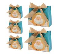 Lot de 50 sacs cadeaux pour l'Aïd avec nœuds en ruban, décoration de festival, fournitures de fête pour emballer des cadeaux et célébrations