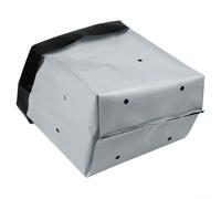 Lot de 50 sacs de culture en polyéthylène avec trous de drainage pré-percés et réfléchissants pour promouvoir des légumes sains dans le sol ou dans des conditions de croissance sans sol (8 L)