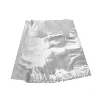 Lot de 50 sacs de culture transparents en polypropylène avec aération filtrée de 0,2 um et résistance aux hautes températures pour une expansion fiable du mycélium