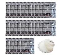 Lot de 50 sacs de gel de toilette de camping à absorption rapide, désodorisant et solidifiant pour urinoir, toilettes en plein air, voyage, adulte, maison publique, randonnée, couches