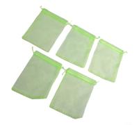 Lot de 50 sacs de protection en maille avec cordon de serrage pour garder les oiseaux loin des tomates, raisins et plus encore (7 x 9 cm)