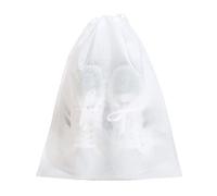 Lot de 50 sacs de rangement en tissu non tissé anti-poussière pour chaussures, sacs, armoire, organiseur, cordon de serrage, protection contre la poussière, jetables, sac de voyage, L