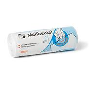 Lot de 50 sacs poubelle en polyéthylène haute densité Blanc 30 l