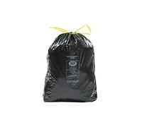 Lot de 50 sacs poubelle épais avec poignées de fermeture 100L - 82x87 cm