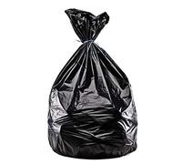 Lot de 50 sacs poubelles épais avec liens de fermeture 130L - 80x120 cm