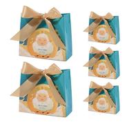 Lot de 50 sacs réutilisables pour l'Aïd avec nœuds en ruban, décoration de bonbons et de biscuits pour emballer des cadeaux et célébrations de fête