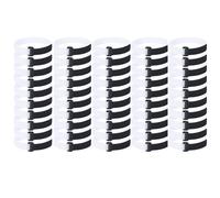 Lot de 50 sangles de fixation pour filet de but de football avec bande de fixation, sangles autocollantes pour poteau de but de football, réutilisables, taille compacte, portable, facile à installer,