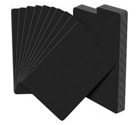 Lot de 50 séparateurs noirs pour bandes dessinées, séparateurs en PP avec étiquettes, format 18,4 x 28,6 cm avec onglets, pour collection de comics, boîtes de rangement et classement