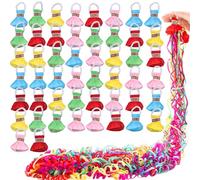 Lot de 50 serpentins sans désordre avec 20 rouleaux de papier de 5,5 m de long, 5,5 x 7 cm pour mariages, vacances, rassemblements et séances photo, fournitures de fête colorées