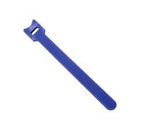 Lot de 50 serre-câbles amovibles en plastique, nylon, crochet, boucle, fermeture éclair, sangles fixation, organiseur câbles détachable T Gestion des Câbles(Blue,100mm)