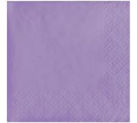 Lot de 50 serviettes en papier 3 plis, lavande luxuriante
