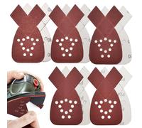 Lot de 50 souris triangulaires en papier abrasif 95 x 135 mm pour souris abrasives Black & Decker (grain mixte)